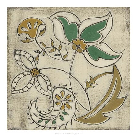 Earthenware Floral VI by Chariklia Zarris art print