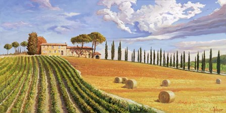 Colline Toscane by Adriano Galasso art print