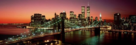 Brooklyn Bridge, NYC Pano by Richard Berenholtz art print