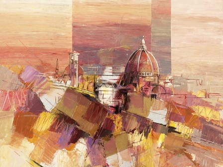 Firenze Astratta by Luigi Florio art print