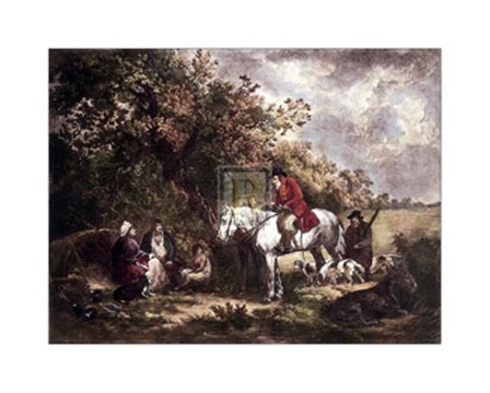 Morning 0R Benevolent Sportsman [L] by George Morland art print