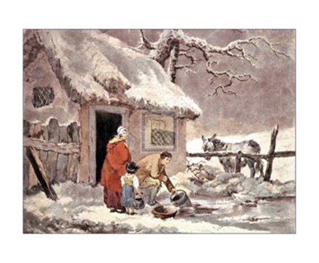 Breaking the Ice by George Morland art print