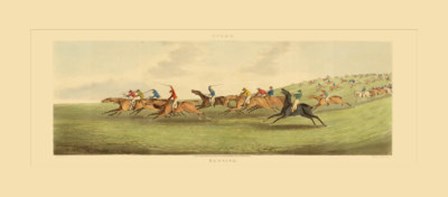 Epsom: Running by Henry Alken Jr. art print