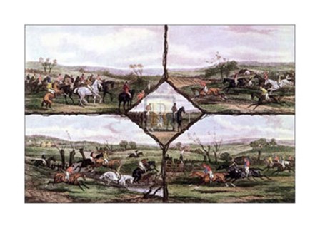 Steeple Chase Incidents (5 Up) by William Shayer art print