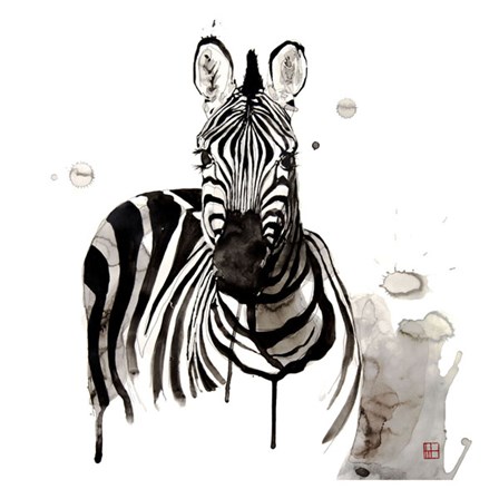 Zebra I by Philippe Debongnie art print