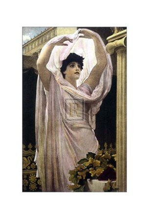 Invocation by Frederic Leighton art print