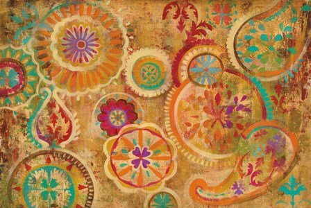 Contemporary Paisley by Silvia Vassileva art print