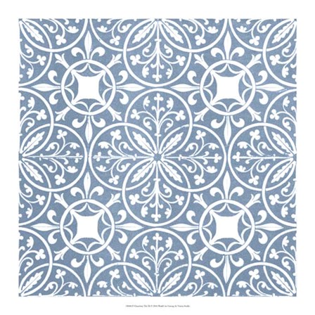 Chambray Tile IX by Vision Studio art print