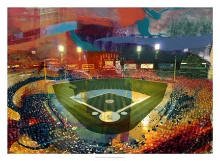 Sox Stadium, Chicago by Sisa Jasper art print