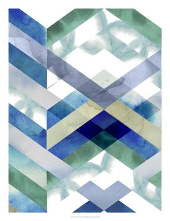 Crystal Chevron I by Grace Popp art print