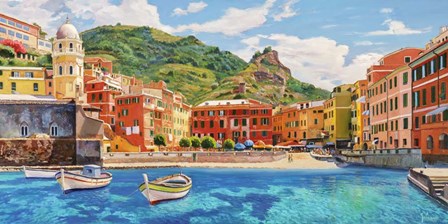 Vernazza nel Sole by Adriano Galasso art print