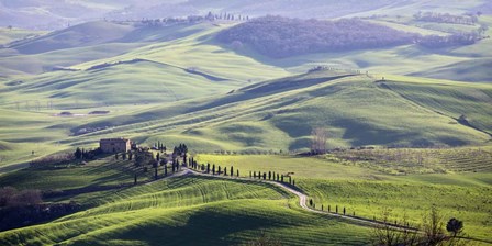 A Road in Tuscany by Vadim Ratsenskiy art print