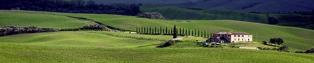 A villa in Tuscany by Vadim Ratsenskiy art print