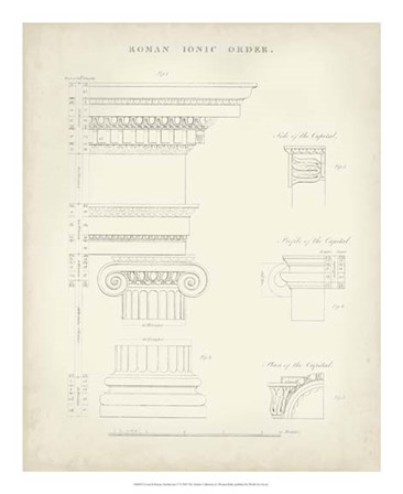 Greek &amp; Roman Architecture V by Thomas Kelly art print