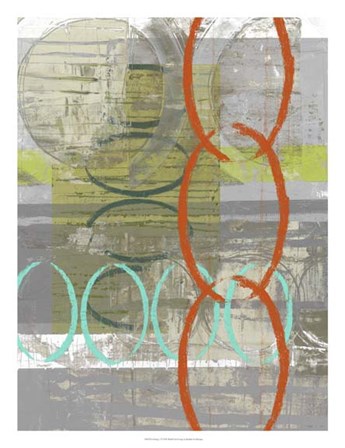 Linking  I by Jennifer Goldberger art print