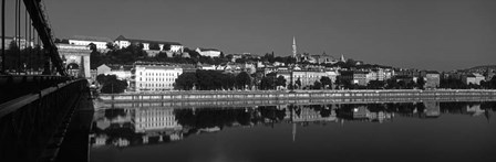 Chain Bridge, Budapest, Hungary by Panoramic Images art print