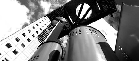 Low angle view of a skyscraper, Umeda Sky Building, Kita-Ku, Osaka, Japan by Panoramic Images art print