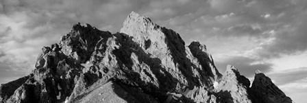 Grand Teton Park, Wyoming (black &amp; white) by Panoramic Images art print