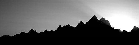 Sunset Teton Range Grand Teton National Park WY USA by Panoramic Images art print