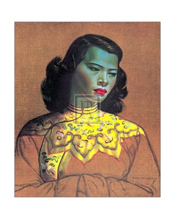 Chinese Girl by V. Tretchikoff art print