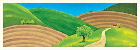 Colli Toscani I by Maria Grazia Luffarelli art print