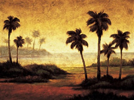 Sunset Palms II by Gregory Williams art print