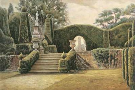 Steps to the Garden II by Isabelle Collins art print