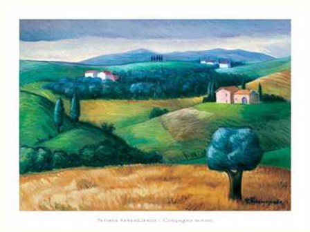 Campagna Senese by Tatiana Veremejenco art print