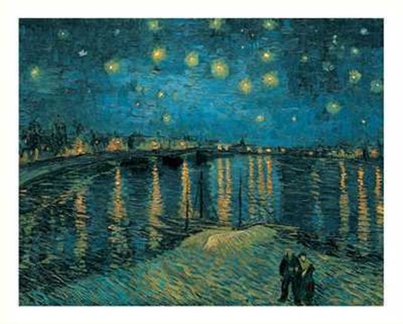 Starlight Over the Rhone, c.1888 by Vincent Van Gogh art print