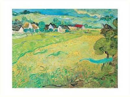 Vue Ensoleille Pres d&#39;Auvers by Vincent Van Gogh art print