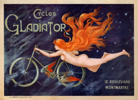 Cycles Gladiator 1895 CA art print