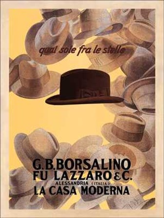 Borsalino 1930 by Marcello Dudovich art print