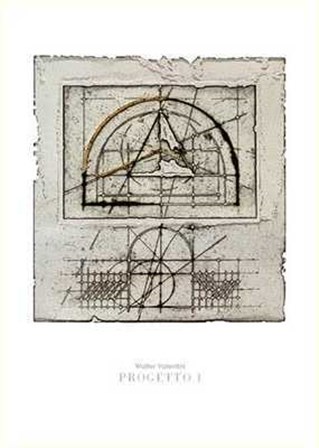 Progetto I by Walter Valentini art print