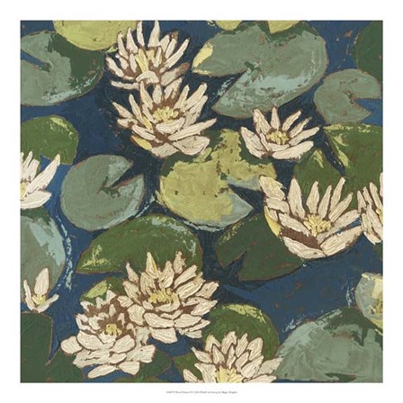 Water Flowers II by Megan Meagher art print