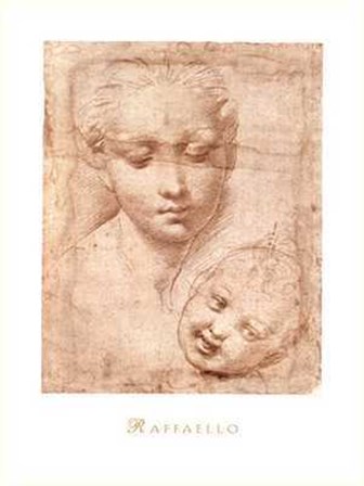 Mamma con Bambino by Raphael art print