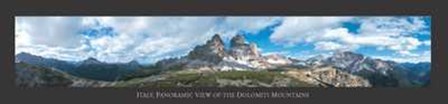 Italy Panoramic View of the Dolomiti by Marco Mandibola art print