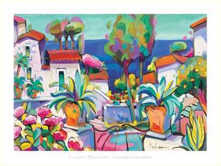 Giardino Sul Mare by Claudio Malacarne art print