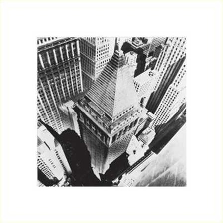 Skyscraper View NYC 1931 art print