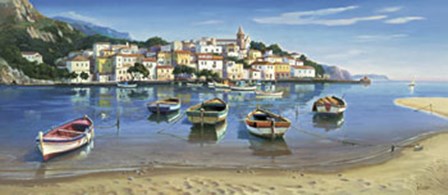 Baia Dei Pescatori by Adriano Galasso art print