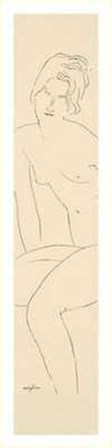 Nudo Seduto by Amedeo Modigliani art print