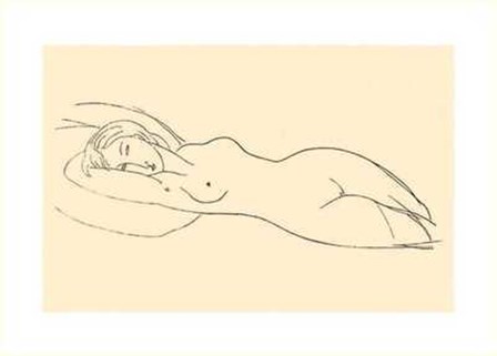 Lying Nude by Amedeo Modigliani art print