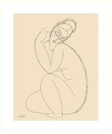 Studio di Nudo II by Amedeo Modigliani art print