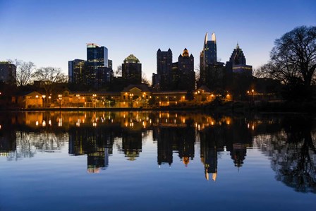 Lake at Dusk,  Atlanta, Georgia by Panoramic Images art print