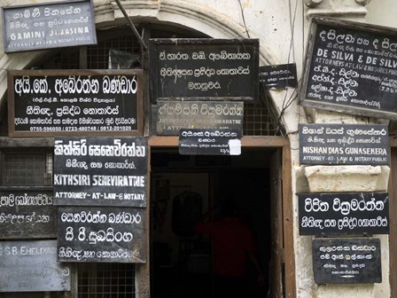 Attorneys-at-Law, Kandy, Sri Lanka by Panoramic Images art print