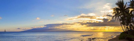 Palm Trees at Dusk, Maui, Hawaii by Panoramic Images art print