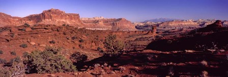 Scenic view of Capitol Reef National Park, Utah by Panoramic Images art print