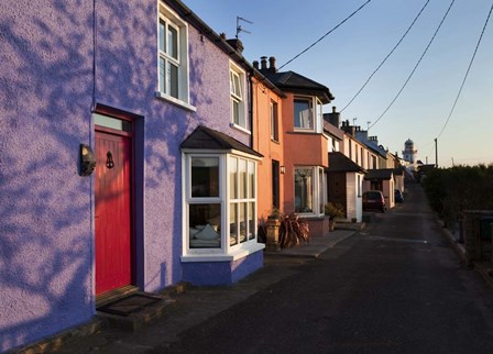 Roche&#39;s Point Village and Lighthouse, County Cork, Ireland by Panoramic Images art print