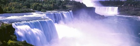 Niagara Falls, Niagara River, New York by Panoramic Images art print