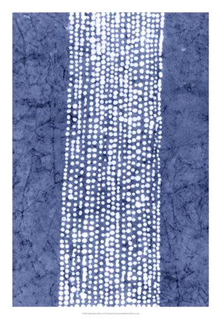 Indigo Primitive Patterns VI by Renee Stramel art print