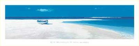 Gio Mondelli - Sulla Spiaggia Size 39.5x13.75 by Gio Mondelli art print